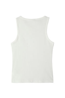 Ekru Fitted/Vucuda Oturan Inci Tasl? Orme Atlet TWOSS25AL00003