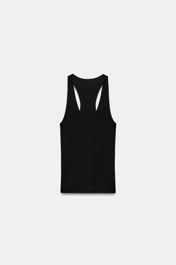 TOP ALGOD?N SUPIMA® / Negro - Zara фото 5