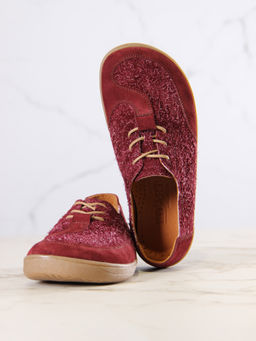 Кеды EDART 188.natabr.Бордовый джангл+бордовая замша - Ed'art фото 3