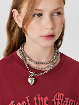 ACOOLA / Бусы детские Eoin серебристый