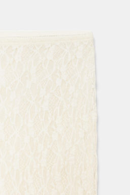 PANTAL?N ENCAJE / Crudo - Zara фото 8