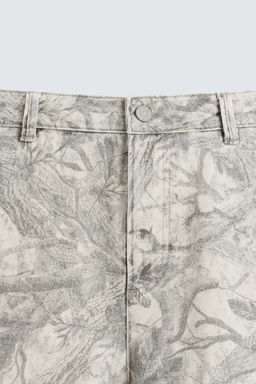 ABSTRACT PRINT CARPENTER TROUSERS - Zara фото 17
