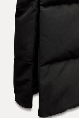 LONG HOODED WATER AND WIND RESISTANT PUFFER JACKET - Zara фото 6