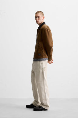 SPLATTER CARPENTER POCKET TROUSERS - Zara фото 4