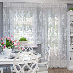 А429Р КОМПЛЕКТ ЗАНАВЕСОК белый