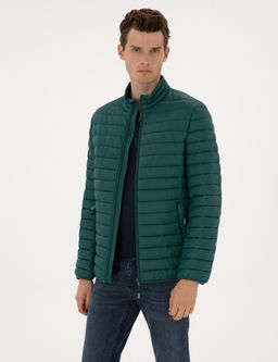 Koyu Ye_il Kapitone Basic Mont