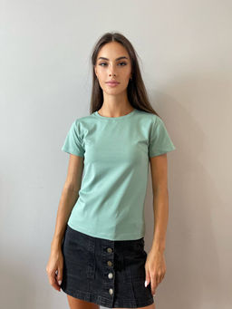 K10775 Футболка OVER SIZE ОЛИВКА