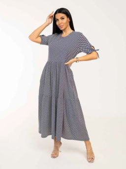 Платье женское, цвет черный белый - Барболета фото 5