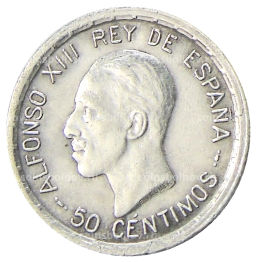 50 сентимо 1926 года Испания