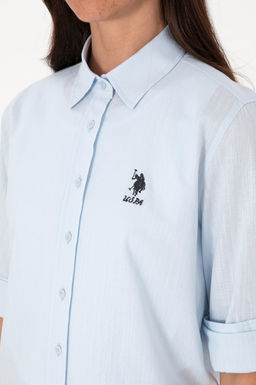 Kad_n A__k Mavi Uzun Kollu Basic G_mlek Sepette S_rpriz _ndirim - U.s. polo assn фото 7