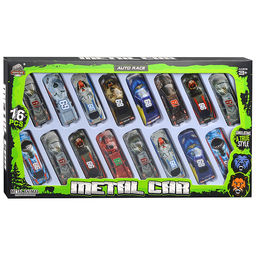 Набор машин "Мощный заезд" в коробке