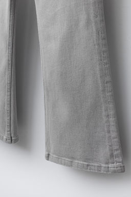 JEANS FLARE DOBLE BOT?N / Gris - Zara фото 4
