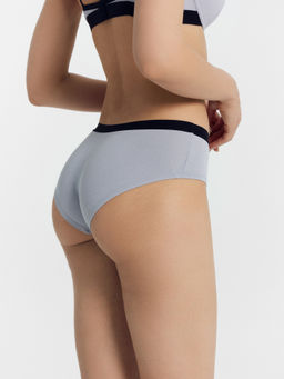 Цена за 2 штуки! Трусы женские шорты в сером цвете лунная скала 412407 - Mark formelle фото 5