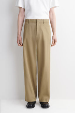 PANTAL?N CHINO WIDE LEG DE ALGOD?N - H&m фото 4
