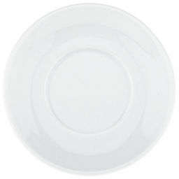 Блюдце фарфоровое д140мм, h32мм, форма "UTA 138", белье (Беларусь)