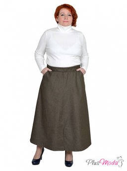 Юбка Модель №1169 размеры 44-84 - Plusmoda фото 6