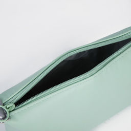 Косметичка на молнии, с подкладом, цвет зелёный - Simaland фото 3