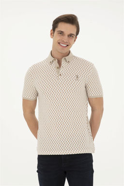 Мужская футболка светло-хаки - U.s. polo assn фото 3