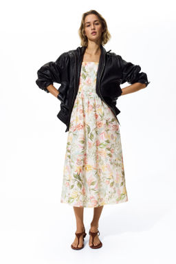 Vestido midi con tirantes finos - H&m фото 9