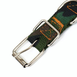 Ошейник брезентовый однослойный Камуфляж, 52 х 2 см - Пижон фото 5