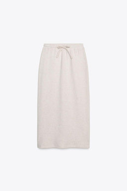 SOFT RUSTIC MIDI SKIRT - Zara фото 4