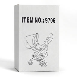 Коляская кукольная металлическая, с корзиной и козырьком, цвет серо-розовая