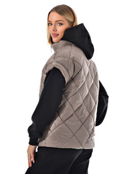 Жилет утепленный стеганый без капюшона