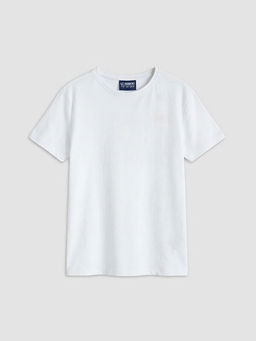 Bisiklet Yaka D?z K?z ?ocuk Ti??rt