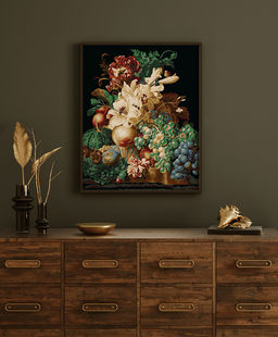 ФРЕЯ PNB/PLC-148 Набор для раскрашивания по номерам ( цветной холст ) 50 х 40 см Ароматный букет