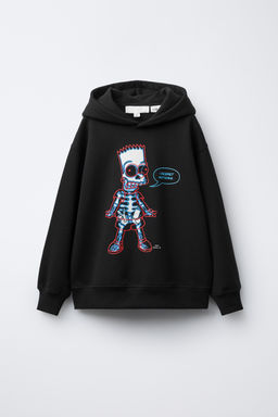 BART THE SIMPSONS MATT GROENING SKELETON HOODIE