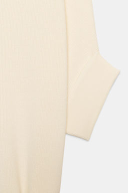 VESTIDO PUNTO CINTUR?N / Crudo - Zara фото 8