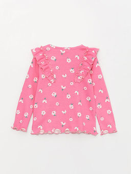 Bisiklet Yaka Uzun Kollu K?z Bebek Ti??rt - Waikiki фото 2