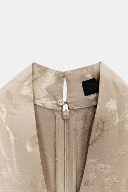 MONO LARGO KIMONO JACQUARD CINTUR?N / Cava