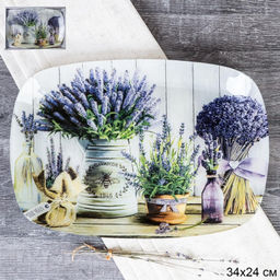 Блюдо прямоугольное глубокое 34,5х23,5 см/ S445014C-BB039 /уп 12/