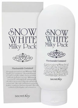 Secret Key SNOW WHITE Milky Pack Маска для лица и тела отбеливающая 200г