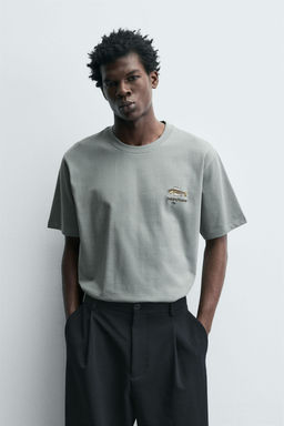 EMBROIDERED FISH T-SHIRT - Zara фото 2