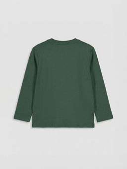 Bisiklet Yaka Bask?l? Erkek ?ocuk Ti??rt 2li