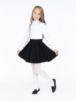 Юбка детская школьная черная 454 (134, 68)