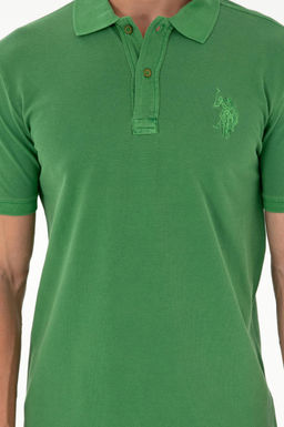 Мужская зеленая базовая футболка Неожиданная скидка в корзине - U.s. polo assn фото 6