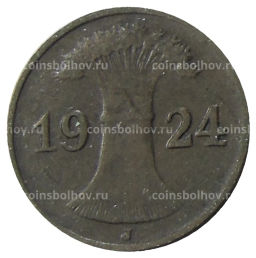 1 рейхспфенниг 1924 года J Германия