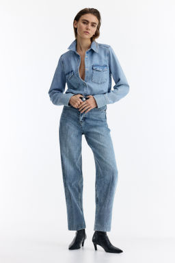 Barrel High Ankle Jeans - H&m фото 7