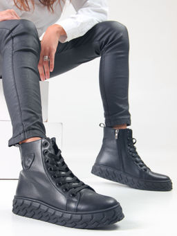 Ботинки 214.icebergbl.Black/Байка