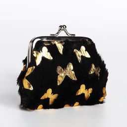 Кошелёк детский на фермуаре, цвет чёрный - Simaland фото 2