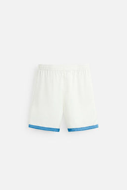 PRINTED SATIN BERMUDA SHORTS - Zara фото 7