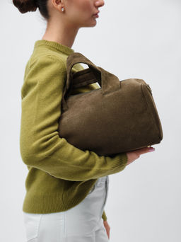 Замшевая сумка Bowling DBR 31378 тундра