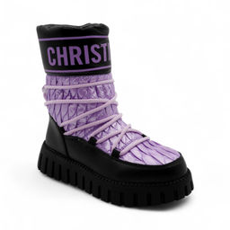 Дутики А5050-17 фиолетовые