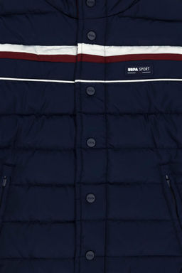 Темно-синее пальто для мальчика Неожиданная скидка в корзине - U.s. polo assn фото 4