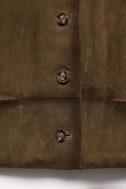 100% LEATHER JACKET ZW COLLECTION LIMITED EDITION - Zara фото 14