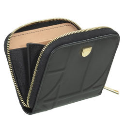 Итальянский кожаный кошелек для карт DuDu серии Hokkaido | черно-пудровый - Dudubags фото 3