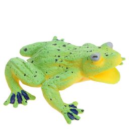 Фигурка Abtoys Юный натуралист Лягушки Лягушка (зелено-желтая с черными пятнами), термопластичная резина  фото 2